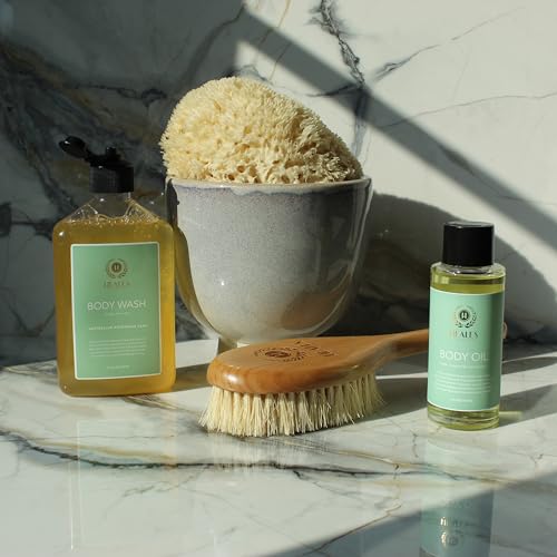 Lymphatic Drainage Dry Body Brush with Natural Bristles & FSC Beechwood