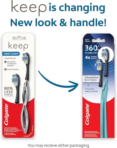 Colgate Floss-Tip Replaceable Toothbrush Heads 12 Pack - Deep Clean & Gently Reach Gum Line
