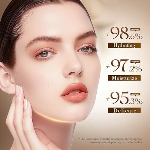 Hyaluronic Acid Face Serum with Vitamin C & Collagen - Anti Aging Moisturizing Facial Serum for Women - Vegan Skincare for Fine Lines & Dark Circles