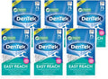 Dental Floss Picks with Fluoride Coating and Tongue Scraper – 75 Pack, Bulk 6 Sets