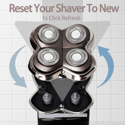 3 Pack Replacement Shaver Heads for Gold, Silver & Diamond Pro Series - Self-Sharpening Blades