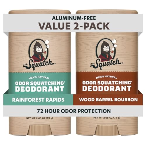 Men's Natural Aluminum-Free Deodorant 2-Pack Cask in the Canopy - Dr. Squatch