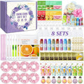 InkForge Purple 80PCS Spa Party Favors Kit for Girls & Women – Birthday & Sleepover Set