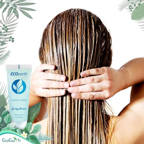 EcoEarth Travel Shampoo & Conditioner Set 1 fl oz - Spring Breeze Pack of 50
