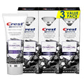 Crest 3D White Whitening Therapy Charcoal Toothpaste Mint 3.5oz Pack of 3 - Deep Clean & Remineralize