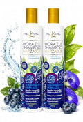 Purple Blue Toning Shampoo Pack for Blonde Gray Silver Hair - Sulfate & Paraben Free