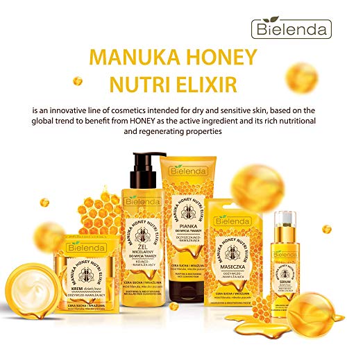 Manuka Honey Face Cleansing Foam for Sensitive Skin - Hydrating & Gentle
