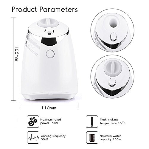 DeMoce Face Mask Maker Machine with 32 Collagen Tablets, Automatic DIY Facial Mask Kit for Home Use, Make Your Own Face Masks & Facial Creams, Beauty Gifts for Women Girls