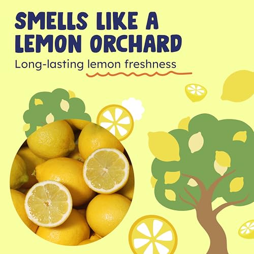 Lemon Hand Soap Infused with Organic Lemon Extract - 16 Fl Oz, 3-Pack