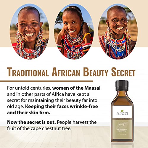 Yangu Oil for Sunburn Relief & Skin Hydration - 100% Pure Cold Pressed, Non-Greasy Moisturizer for Face & Body, 3.4oz