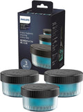 Philips Shaver Cleaning Solution Pods 3-Pack for Series S9000, S7000, S5000 - Lemon Scent 160ml