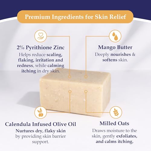 Noble Formula 2% Pyrithione Zinc Bar Soap - 3 Bars (9.75 oz total)