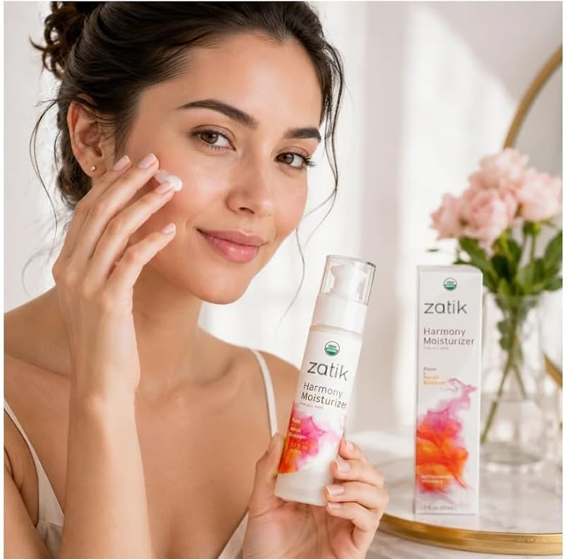 Moisturizer with Rose & Neroli Blossom - Organic Hydrating Face Cream, 1.7 oz - Variation of THIS listing