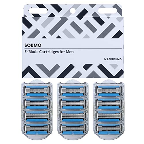 Solimo/Amazon Basics 5-Blade Razor Refills + 3-Blade MotionSphere Bundle