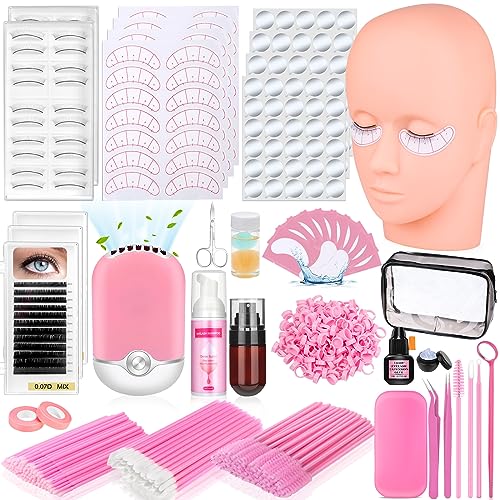 Eyelash Extension Kit for Beginners and Professionals - 404 pcs