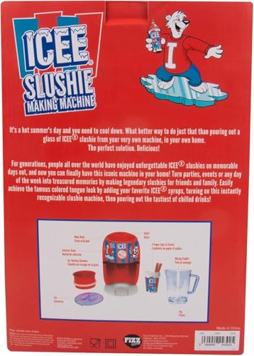 Icee Snow Cone Machine - Commercial Slushie Maker for Home & Parties