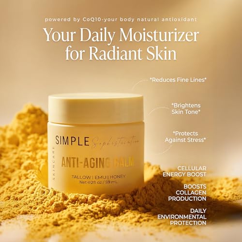 Anti-Aging Balm with Manuka Honey & Emu Oil - Nourishing Face & Body Moisturizer, Non-Greasy, Natural Skincare
