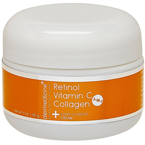 Vitamin C Retinol Collagen Face Cream 1 oz - Anti-Aging Moisturizer for All Skin Types - Pack of 1