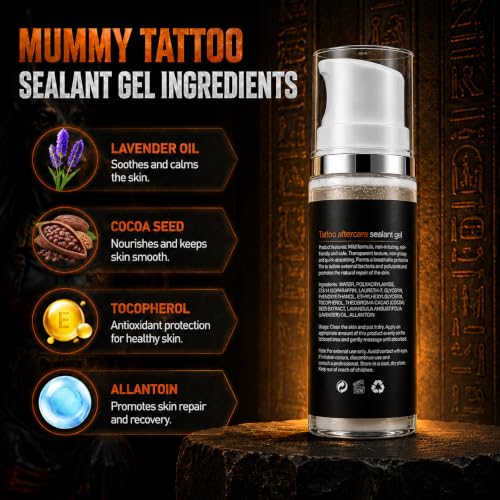 Mummy Tattoo Aftercare Sealant Gel 100ML Breathable Protective Skin
