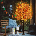 7FT Autumn Maple Tree Light with 170 LEDs & Acorns - Fall Decor with Remote - Variation of THIS listing