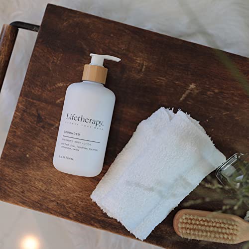 Lifetherapy Hydrating Body Lotion ? Grounded | Clean, Skin-Loving Product| Vegan & Gluten Free | Lightweight | Thoughtfully Crafted Fragrance 12oz