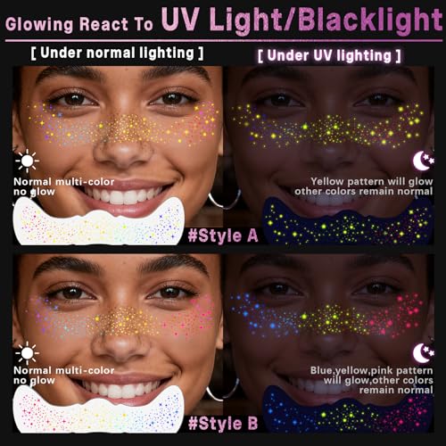 Rainbow Body Glitter Stick,Waterproof Glitter Gel Singer Concert Stage Performance Outfit Hair & Face Body Glitter Makeup Accessories.