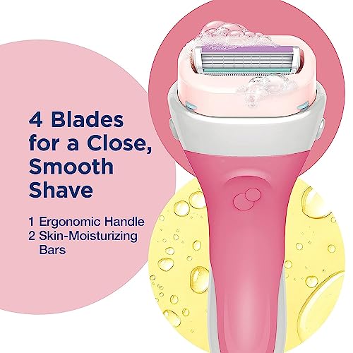 Schick Intuition Lemon Renewing Moisture Women Razor Refill Cartridges, New Version 2022 (Lemon6Count(2Pack))