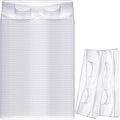 100 Piece Rectangle Lash Trays Holder Plastic Eyelash Trays for False Eyelash Packaging Box Eyelash Storage Case for Boutique Beauty Salons (Transparent)