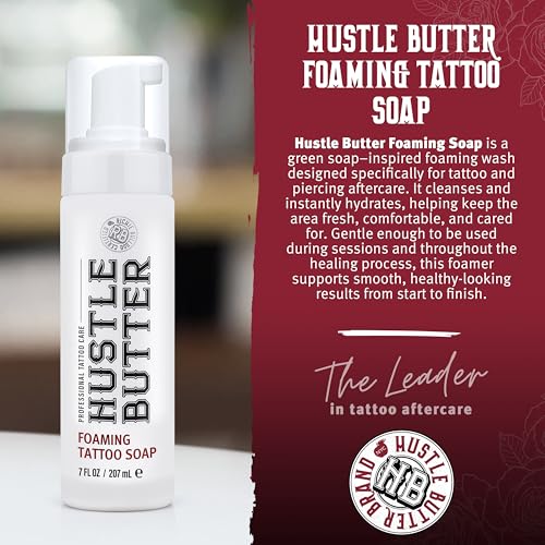 Hustle Butter Tattoo Aftercare Balm 5oz 2-Pack + Tattoo Soap Set