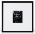 Artisane Home Goods 25x25 Picture Frame Matched to 8x10 - Black - Standard Variation