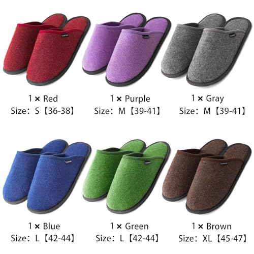 Washable Non-Slip House Slippers for Guests Set of 6 Pairs - Spa Hotel Party Travel