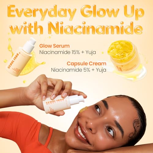 Niacinamide 5% Capsule Face Cream for Dull Skin Hydrating Gel & Vitamin C