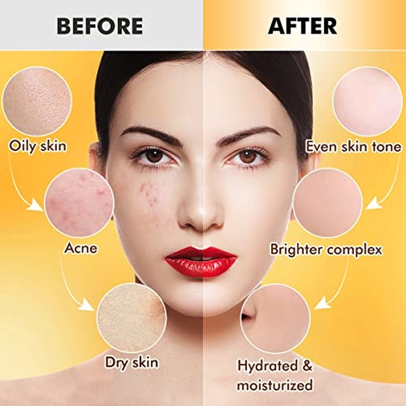 Jelly Mask Powder for Facials, 24K Gold Anti Aging Jelly Face Mask, Professional Peel Off Hydro Face Mask Powder for Fight Fine Lines, Dullness & Uneven Skin Tone, DIY SPA 23 FLOZ Mask Powder
