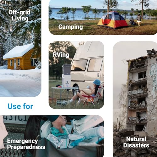 Gravity Water Filter System for Camping & Survival - Portable Purifier