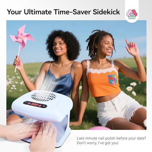 Large White 300W Nail Dryer for Regular Polish - Salon & Home Use