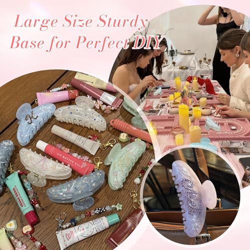 Large 16 Pack Non-Slip Hair Claw Clips for Women - Durable & Colorful Hair Accessories