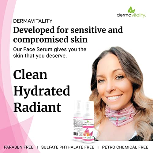 Unscented Face Moisturizer for Chemo Patients - Organic Hydrating Serum 1oz