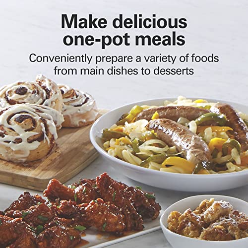 8 Qt Programmable Slow Cooker with Timer & Removable Stoneware