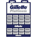 Gillette, 100 Gillette Platinum Double Edge Safety Razor Blades on a display card, 20 dispnesers of 5 Blades