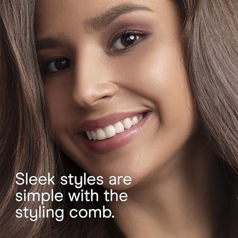 Conair 3-in-1 Styling Hair Dryer, 1875W Blow Dryer with 3 Styling Attachments to Detangle, Straighten, and Volumize, Ionic Technology, Dual Voltage