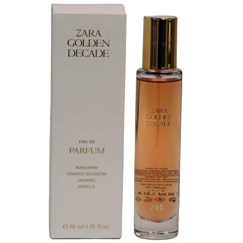 Zara Golden Decade EDP for Women – Jasmine, Orange Blossom, Lavender, 30ml