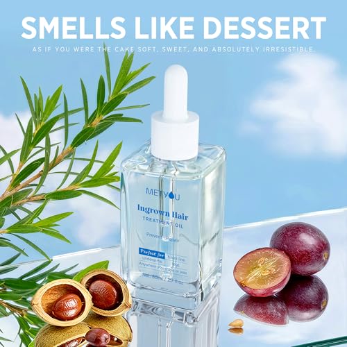 Ingrown Hair Treatment Oil for Women - 80ML Pack of 2, Soothes Redness & Razor Bumps