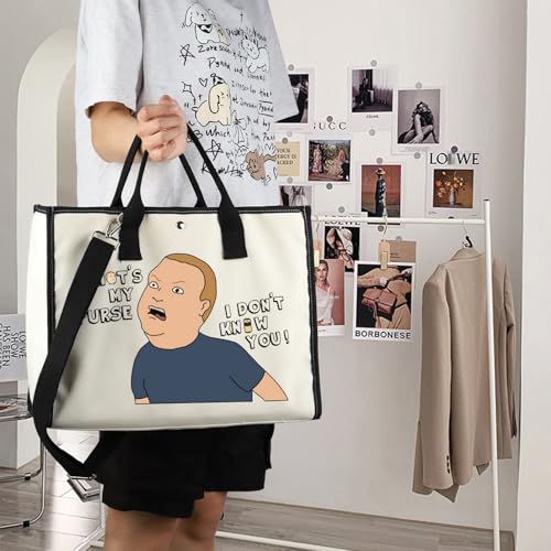 Cartoon Quote Gift TV Series Fans Cosmetic Bag Cartoon Tote Bag Tv Show Character Inspired Gift (My Purse LT)
