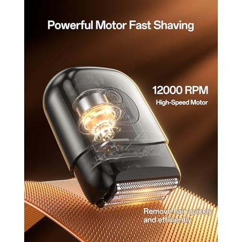 Electric Foil Shavers for Men: Mini Electric Razor for Face