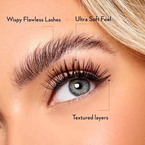 One V Salon, DIY Lash Cluster Kit, 4 Pack Kit: 280 Pc 40D-C Curl, Lash Clusters/Bond & Seal/Applicator Tool/Remover
