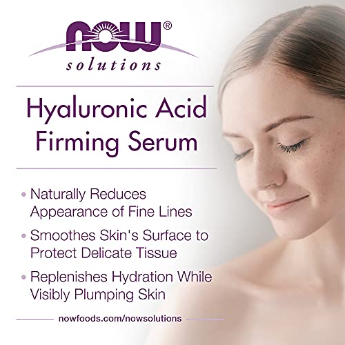 Hyaluronic Acid Firming Serum - Light Brown 1 Oz Pack of 2 - Reduces Fine Lines