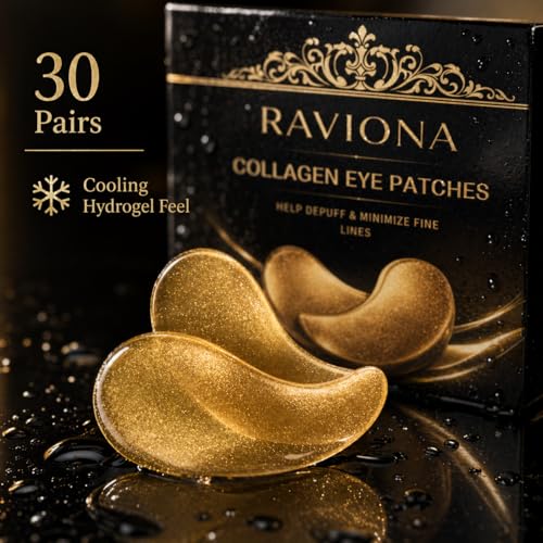 Hydrating Collagen Under Eye Patches - 30 Pairs for Puffiness & Dryness Relief