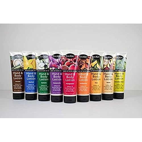 ShiKai Gardenia Hand & Body Lotion (8oz, Pack of 3) | Daily Moisturizing Skincare for Dry and Cracked Hands | With Aloe Vera & Vitamin E