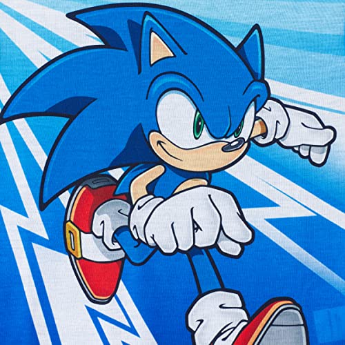 Sonic The Hedgehog Boys 4-Piece Pajama Sleepwear Set - Blue Blue, Kids