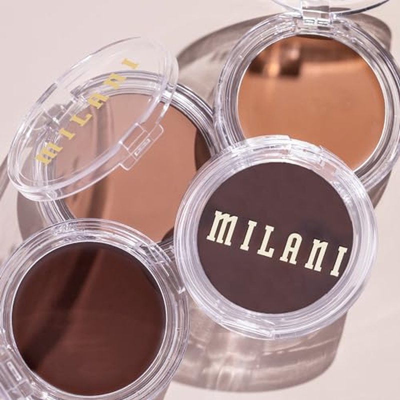 Milani Cheek Kiss Cream Bronzer, 110 - Hey Honey, Vegan & Cruelty-Free, Made in Korea, Lightweight Glow, Soft Matte Finish